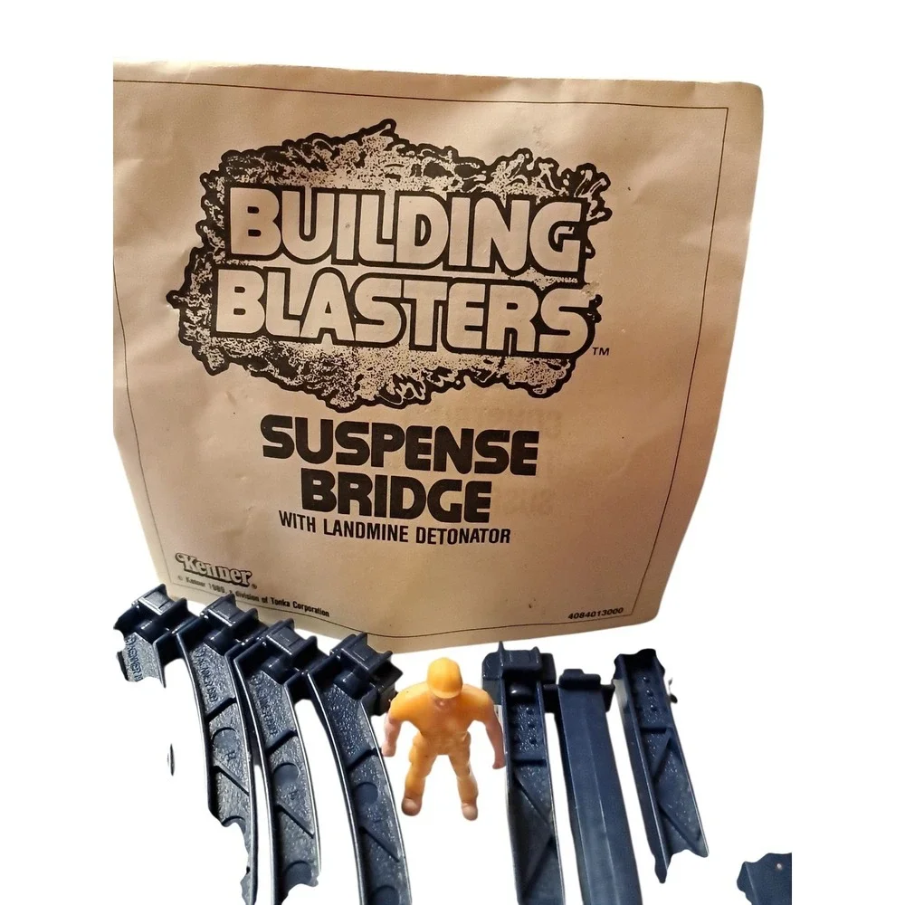 1989 Kenner Building Blasters Suspense Bridge Landmine Detonator #16060